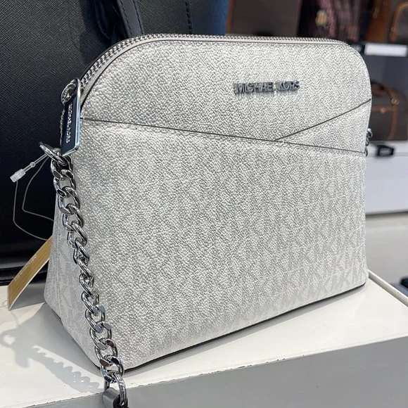 Michael Kors Jet Set Travel Medium Signature Logo Dome Crossbody Satchel Bag
NWT - Picture 16 of 16